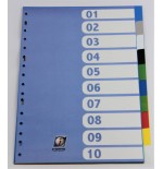 2202-SEPARADOR FORMATO FOLIO PVC MULTITALADRO 10 PESTANAS OPACO IBERPLAS 717OM