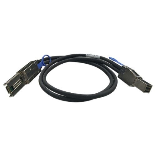 22104-QNAP CAB-SAS30M-8644-8088 cable Serial Attached SCSI (SAS) 1 m Negro