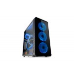22117-NOX CAJA ATX HUMMER TGX. TORRE. CRISTAL TEMPLADO LATERALES Y FRONTAL. ILUMINACION RGB. USB 3.0