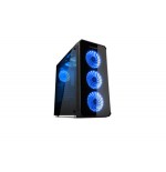 22118-NOX CAJA ATX HUMMER TGX. TORRE. CRISTAL TEMPLADO LATERALES Y FRONTAL. ILUMINACION RGB. USB 3.0