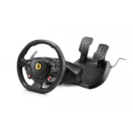22136-Thrustmaster T80 Ferrari 488 GTB Edition Negro Volante + Pedales Digital PlayStation 4
