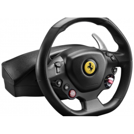 22137-Thrustmaster T80 Ferrari 488 GTB Edition Negro Volante + Pedales Digital PlayStation 4