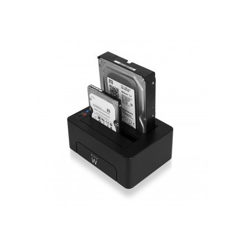 22147-Ewent EW7014 base de conexion para disco duro Negro