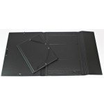 2215-CARPETA FORMATO CUARTO GOMAS Y SOPALAS PVC NEGRA IBERPLAS 341CS00