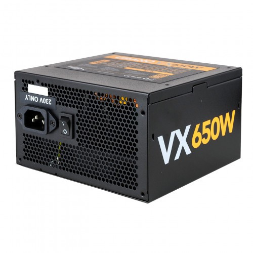 22151-NOX Urano VX Bronze Edition unidad de fuente de alimentacion 650 W 20+4 pin ATX ATX Negro, Naranja