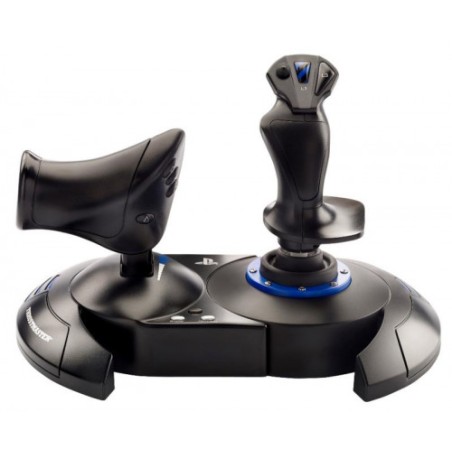 22158-Thrustmaster T.Flight Hotas 4 Palanca de mando PC,PlayStation 4 Digital USB 2.0 Negro, Azul
