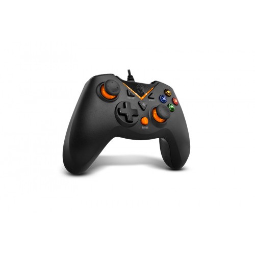 22175-NOX NXKROMKEY mando y volante Gamepad Android,PC,Playstation 3 Analogico USB Negro