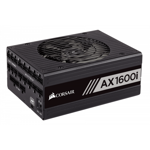 22180-Corsair AX1600i unidad de fuente de alimentacion 1600 W ATX Negro