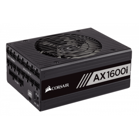 22180-Corsair AX1600i unidad de fuente de alimentacion 1600 W ATX Negro