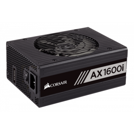 22181-Corsair AX1600i unidad de fuente de alimentacion 1600 W ATX Negro