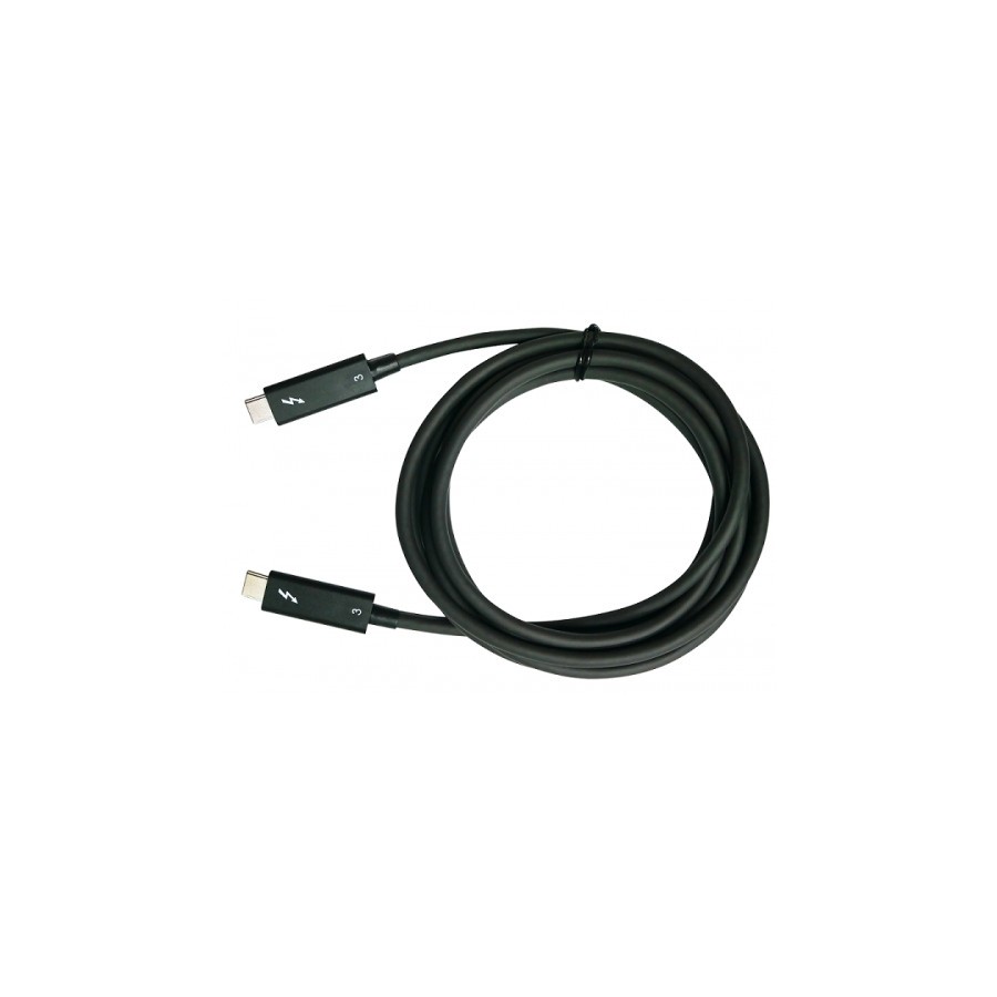 22186-QNAP CAB-TBT305M-40G-LINTES 2 m Negro 40 Gbit/s