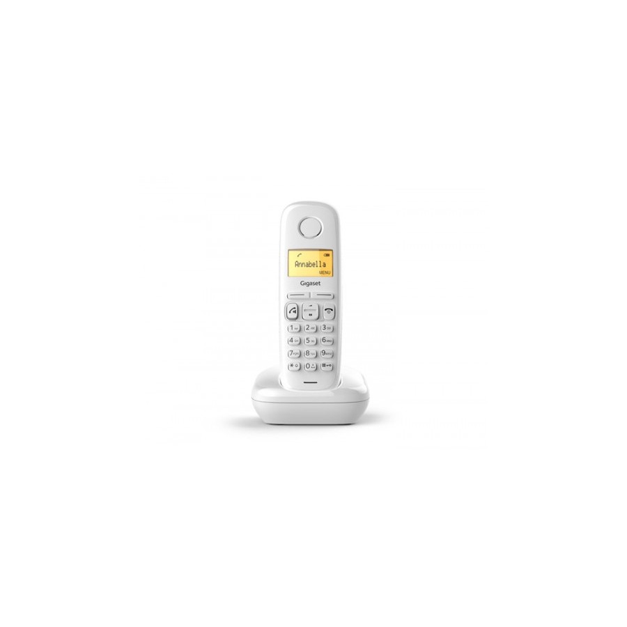 22222-Gigaset A270 Telefono DECT Identificador de llamadas Blanco