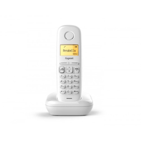 22222-Gigaset A270 Telefono DECT Identificador de llamadas Blanco