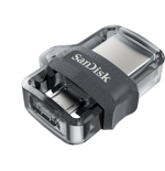 22263-Sandisk Ultra Dual m3.0 unidad flash USB 32 GB USB Type-A / Micro-USB 3.2 Gen 1 (3.1 Gen 1) Negro, Plata, Transpar