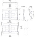 22384-VOGELS GAMA PROFESIONAL PFW 6000 SERIES NEGRO