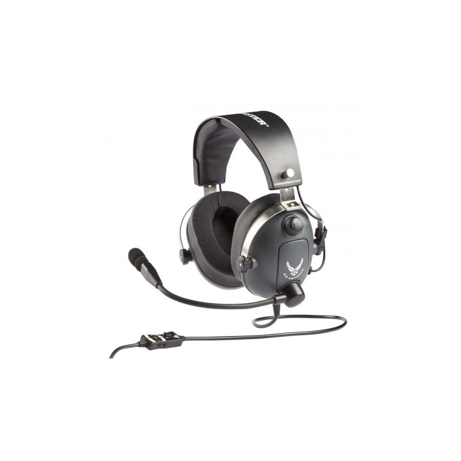 22398-Thrustmaster T.Flight U.S. Air Force Edition Auriculares Diadema Conector de 3,5 mm Negro