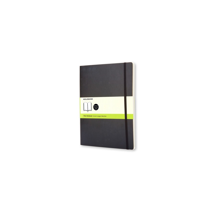 22441-LIBRETA CLASICA TAPA BLANDA NEGRA XL (19X25CM) LISA MOLESKINE QP623