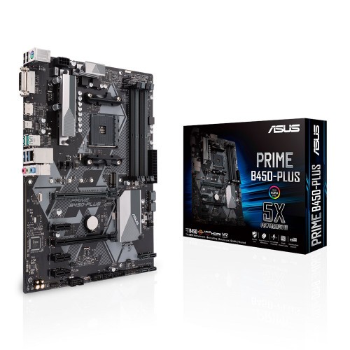 22465-ASUS PRIME B450-PLUS AMD B450 Zocalo AM4 ATX