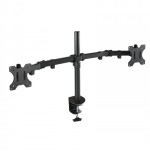 22490-TooQ Soporte de Mesa Giratorio e Inclinable para 2 Pantallas (Monitor / TV Plasma / LCD / LED) 13" - 32", de Dos B
