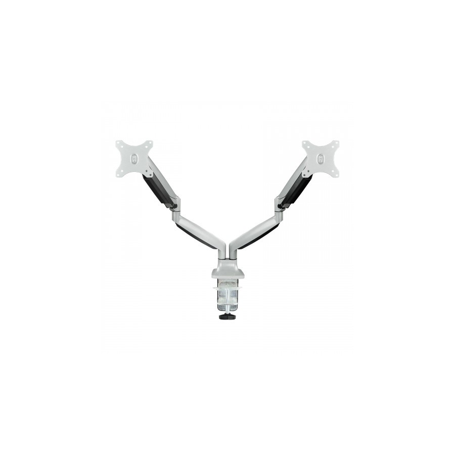 22505-TooQ Soporte de Mesa Giratorio e Inclinable para 2 Pantallas (Monitor / TV Plasma / LCD / LED) 13" - 32", de Dos B