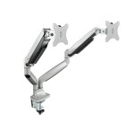22506-TooQ Soporte de Mesa Giratorio e Inclinable para 2 Pantallas (Monitor / TV Plasma / LCD / LED) 13" - 32", de Dos B