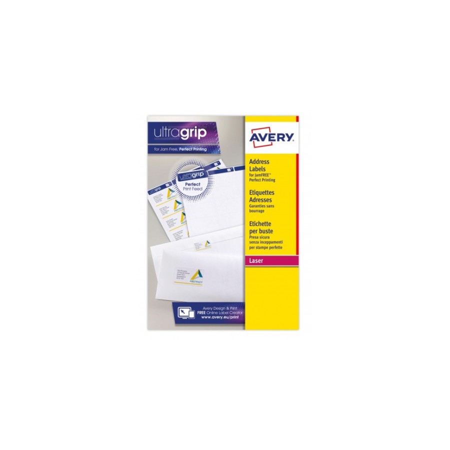 2253-Avery L7162-15 etiqueta para direccion Blanco Etiqueta autoadhesiva