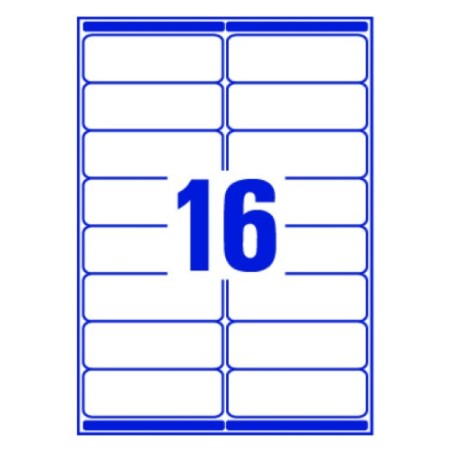 2254-Avery L7162-15 etiqueta para direccion Blanco Etiqueta autoadhesiva