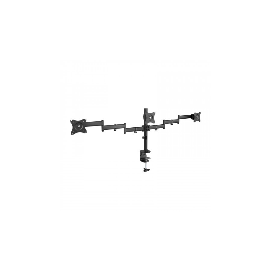 22550-TooQ Soporte de mesa para 3 pantallas (monitor / plasma / LCD / LED) 13"-27"