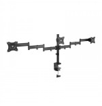 22550-TooQ Soporte de mesa para 3 pantallas (monitor / plasma / LCD / LED) 13"-27"