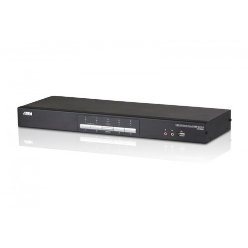 22583-Aten CS1644A interruptor KVM Montaje en rack Negro