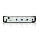 22593-Aten CS1914 interruptor KVM Negro, Gris