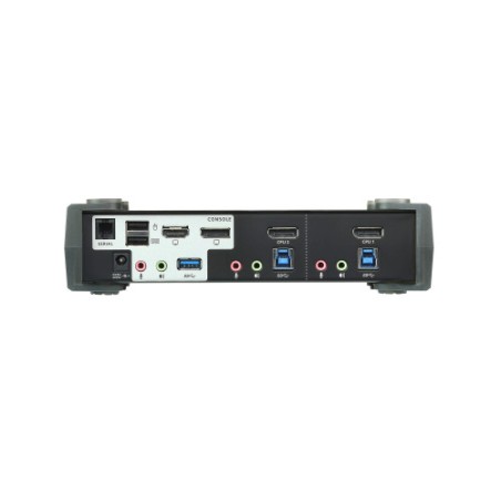 22599-ATEN Switch KVMPT DisplayPort 4K MST USB 3.0 de 2 puertos (cables incluidos)