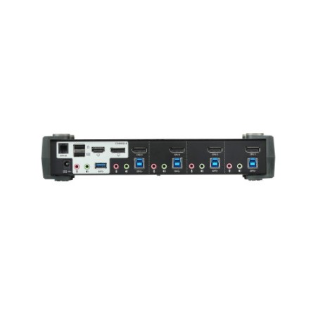 22601-ATEN Switch KVMPT DisplayPort 4K MST USB 3.0 de 4 puertos (cables incluidos)
