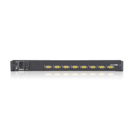 22627-Aten Consola LCD single rail con switch KVM integrado VGA PS/2-USB de 8 puertos