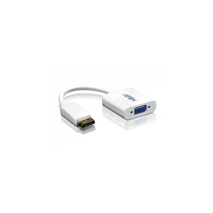 22661-Aten Displayport/VGA adapter DisplayPort Male VGA HDB-15 Female Blanco