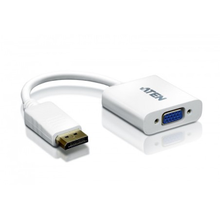22661-Aten Displayport/VGA adapter DisplayPort Male VGA HDB-15 Female Blanco