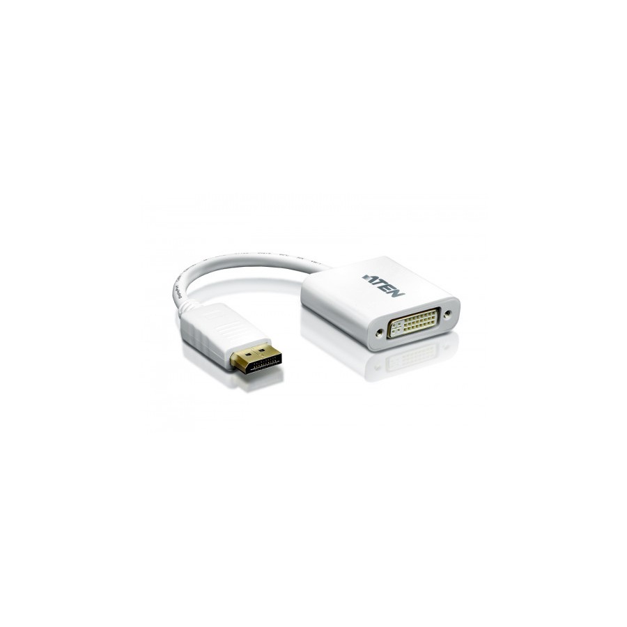 22662-Aten DisplayPort/DVI Adapter DisplayPort Male DVI-I Female Blanco