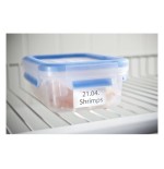 2269-PAQUETE 25 HOJAS ETIQUETAS PARA EL CONGELADOR-IMPRESORAS LASER, INYECCION DE TINTA Y FOTOCOPIADORAS-63,5 X 33,9 MM