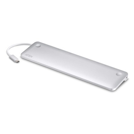 22692-Aten UH3234 base para portatil y replicador de puertos Alambrico USB 3.2 Gen 1 (3.1 Gen 1) Type-C Plata