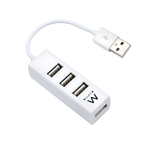 22720-Ewent EW1122 hub de interfaz USB 2.0 Blanco