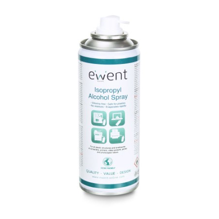 22724-Ewent EW5613 kit de limpieza para computadora Impresora Espray para limpieza de equipos 200 ml