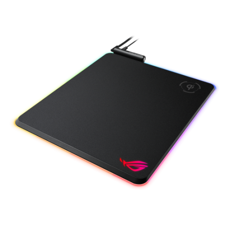 22734-ASUS ROG Balteus Qi Negro Alfombrilla de raton para juegos