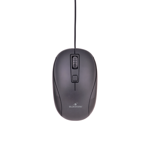 22736-Bluestork Office 10 raton Ambidextro USB tipo A Optico 1200 DPI
