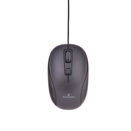 22736-Bluestork Office 10 raton Ambidextro USB tipo A Optico 1200 DPI