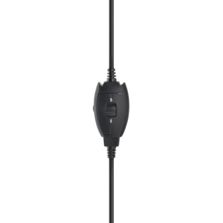 22750-Bluestork MC-201 auricular y casco Auriculares Diadema Conector de 3,5 mm Negro, Plata