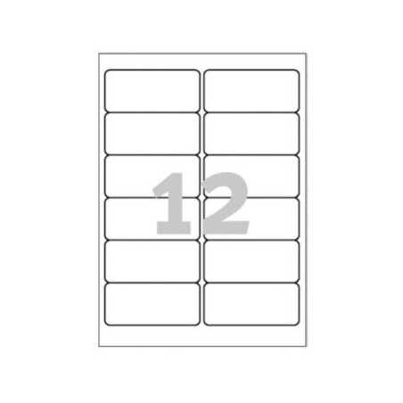 22776-PAQUETE 20 HOJAS ETIQUETAS DE POLIESTER BLANCO-IMPRESORAS LASER-99,1X42,3 MM AVERY L4776-20