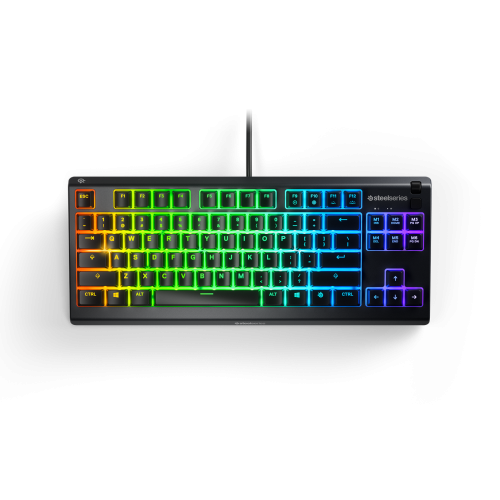22827-Steelseries APEX 3 TKL teclado USB QWERTY Ingles de EE. UU. Negro