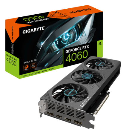 22853-Gigabyte GeForce RTX 4060 EAGLE OC 8G NVIDIA 8 GB GDDR6