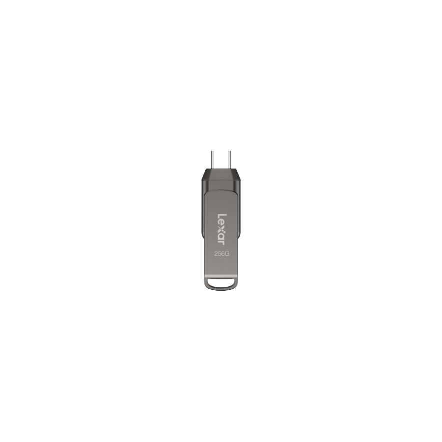 22878-Lexar JumpDrive LJDD400256G-BNQNG unidad flash USB 256 GB USB Tipo C 3.2 Gen 1 (3.1 Gen 1) Gris