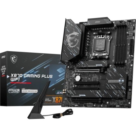 22921-PLACA MSI X870 GAMING PLUS WIFI,AMD,AM5,X870,4DDR5,LAN5G+WIFI7+BT5.4,ATX